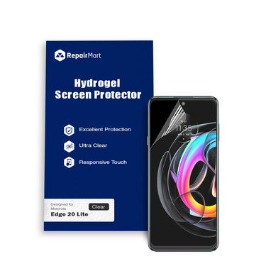 Motorola Edge 20 Lite Compatible Premium Hydrogel Screen Protector With Full Coverage Ultra HD